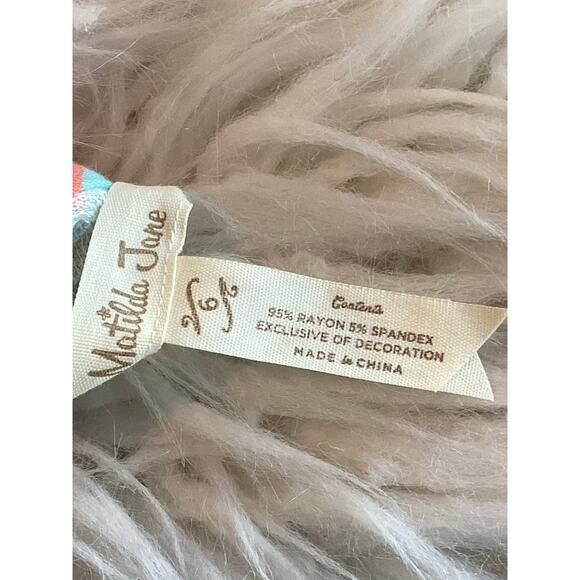 Matilda Jane Girls Dream Chasers Confetti Print Party Romper Green Size 6 - Picture 9 of 11